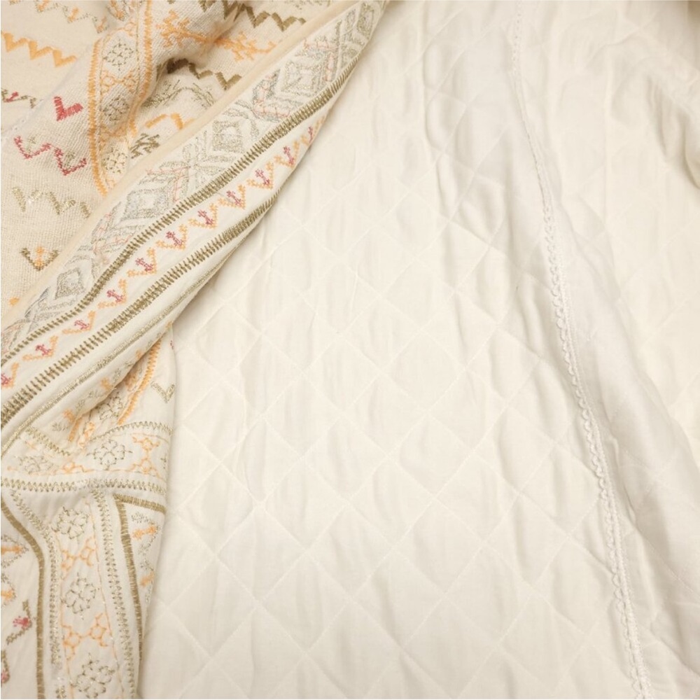 Anthropologie Blank London Paloma Embroidered Kimono Jacket OS Multicolor - Picture 9 of 14